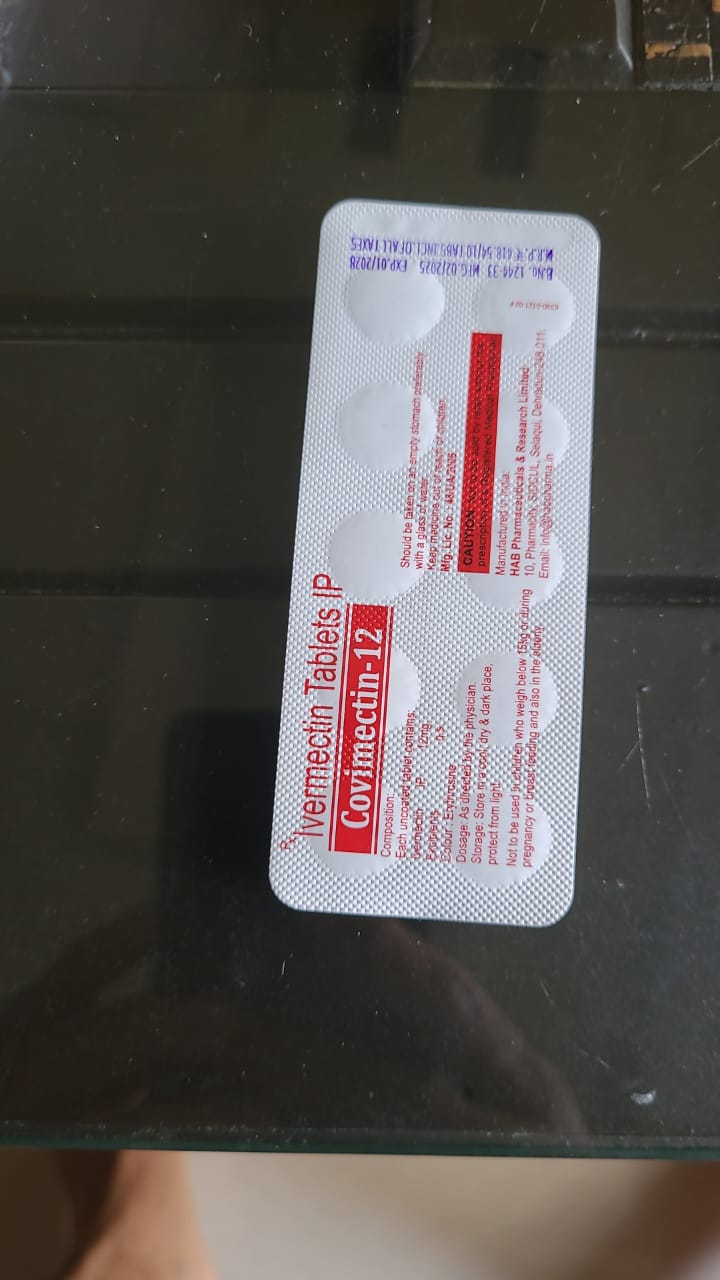 Ivermectin 12mg 20 tablets