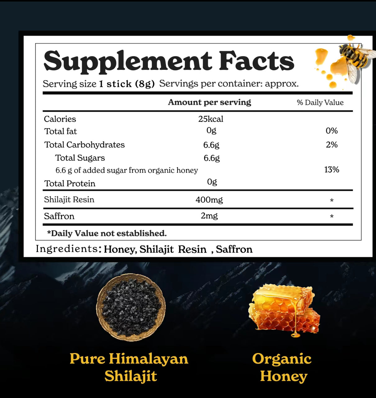 SHILAJIT HONEY STICKS