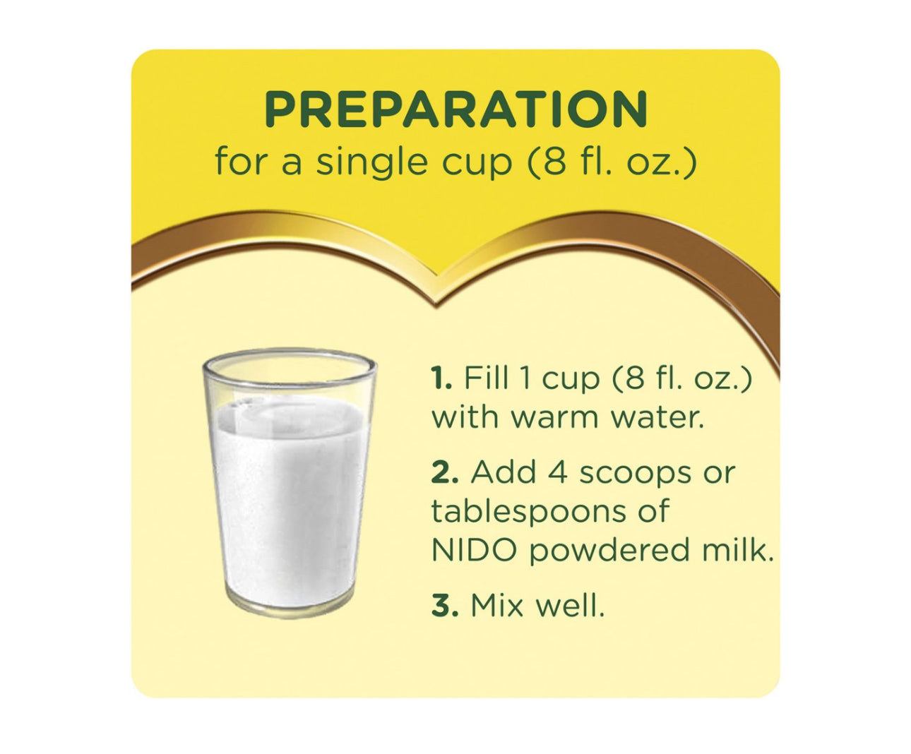 NIDO IS A POWDERED MILK BEVERAGE WITH VITAMINS AND MINERALS, FORTIFIED MILK WITH IRON TO HELP SUPPORT IMMUNE SYSTEM GOOD FOR ADULTS AND CHILDREN AS TWO VARIETIES 2packs