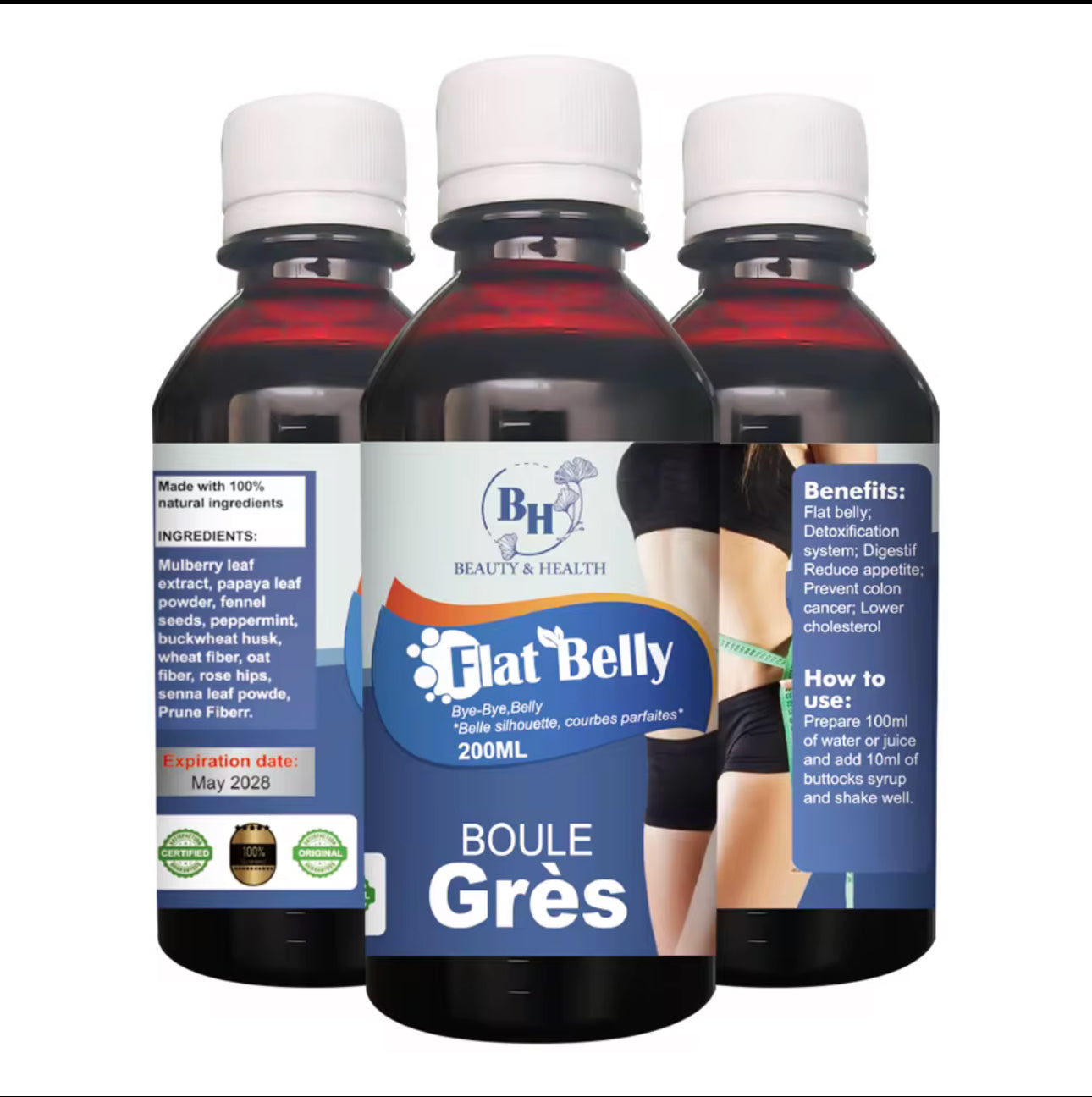 NEW! FLAT BELLY| SLIMMING SYRUP