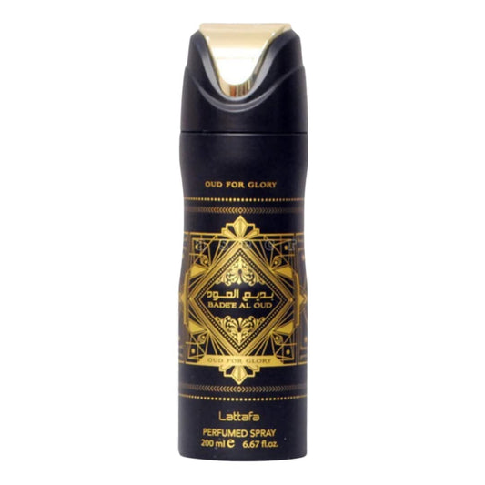Bade'E Al Oud Oud for Glory for Unisex Perfumed Deodorant Spray, 6.67 Ounce / 200 Ml