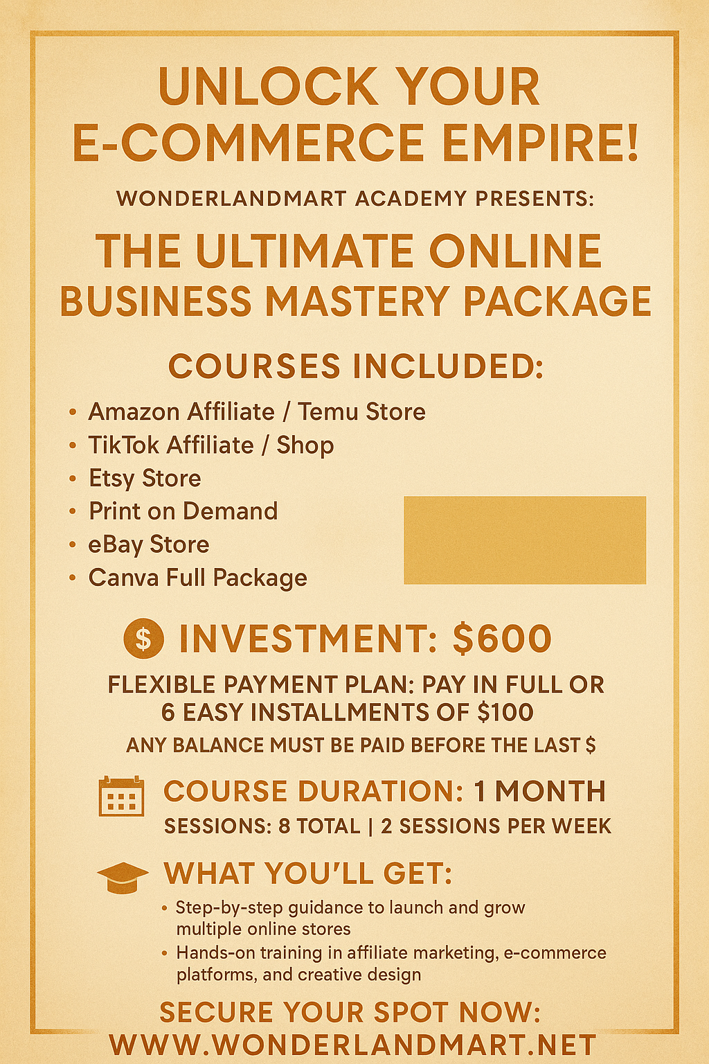 The Ultimate Custom Reccuring Payment Business Mastery Package