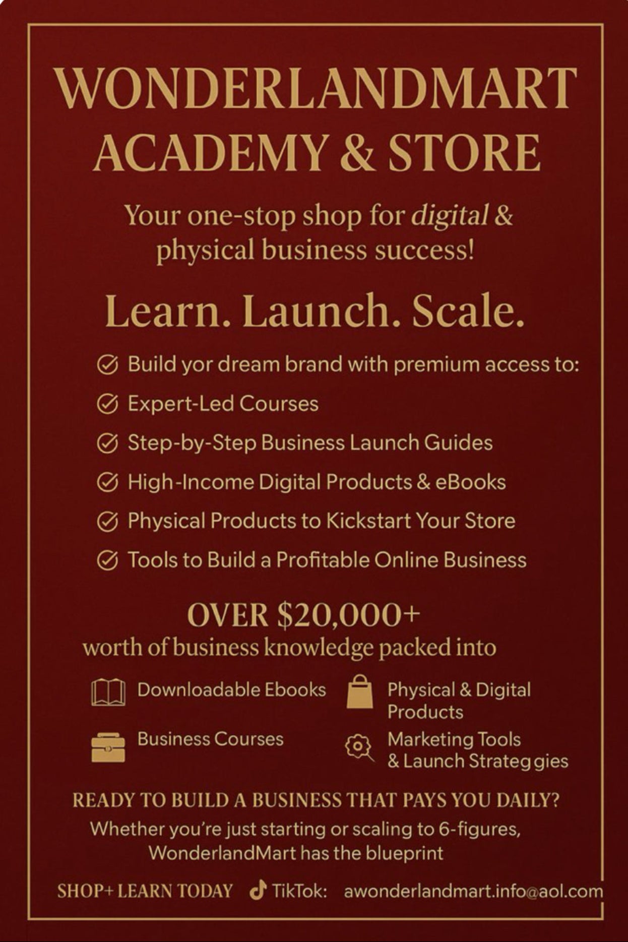 WONDERLANDMART ACADEMY FREE ACCESS