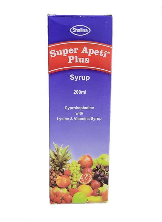 Super Apeti Plus Syrup 200ML - Case of 36 | Appetite Booster & Weight Gain Supplement