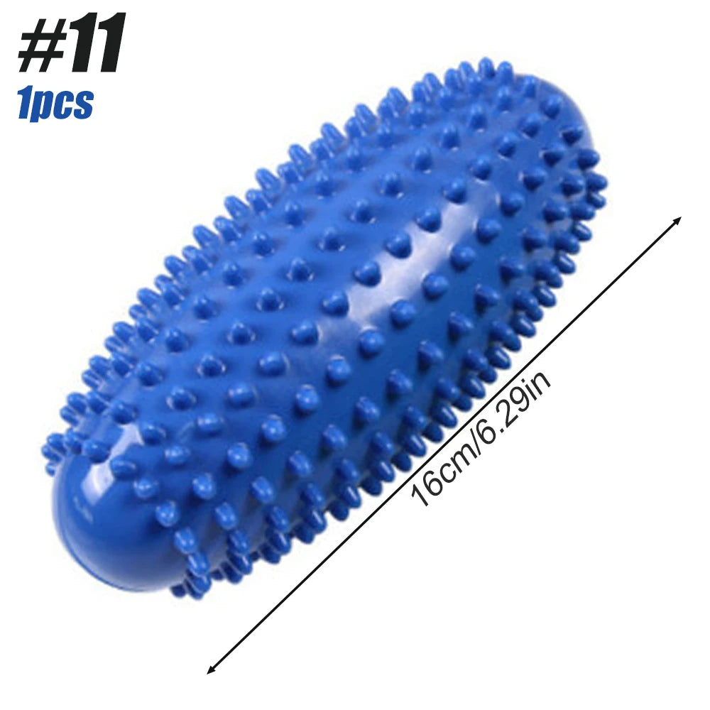 Manual Massage Roller and Spiky Ball Therapy Set for Foot arch Pain Massager, Plantar Fasciitis to Trigger Point Therapy