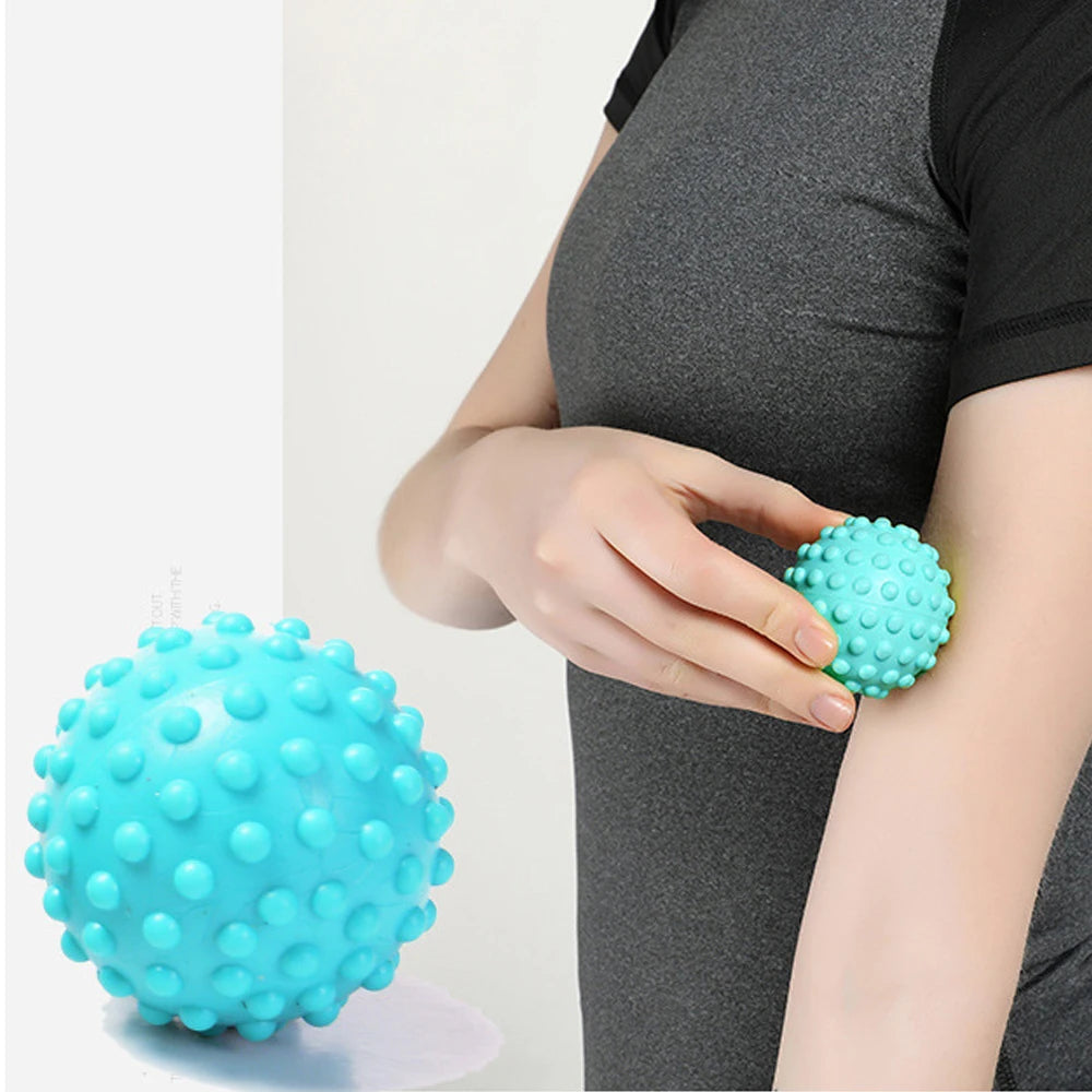 Manual Massage Roller and Spiky Ball Therapy Set for Foot arch Pain Massager, Plantar Fasciitis to Trigger Point Therapy