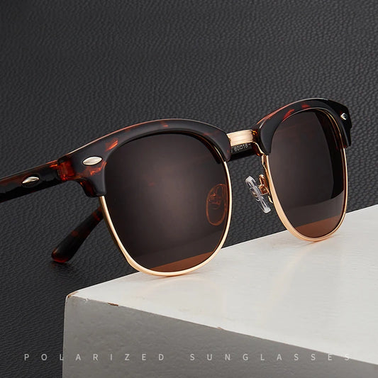 1-2PCS Sunglasses Men Women Brand Design Eye Sun Glasses Women Semi Rimless Classic Men Sunglasses Oculos De Sol UV400