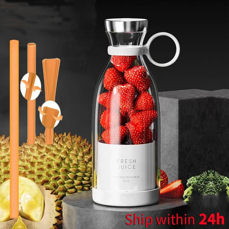 Multifunction Portable USB mini Electric Juicer/milkshake blender