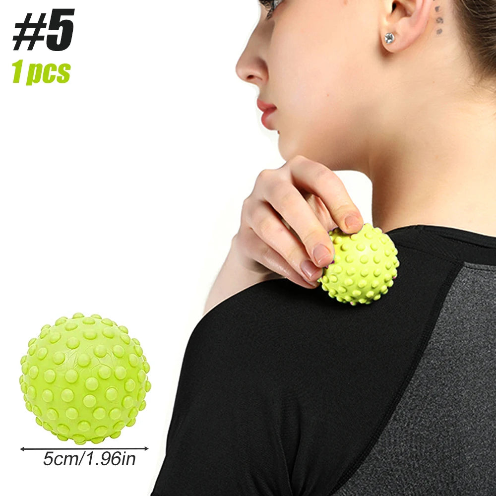 Manual Massage Roller and Spiky Ball Therapy Set for Foot arch Pain Massager, Plantar Fasciitis to Trigger Point Therapy