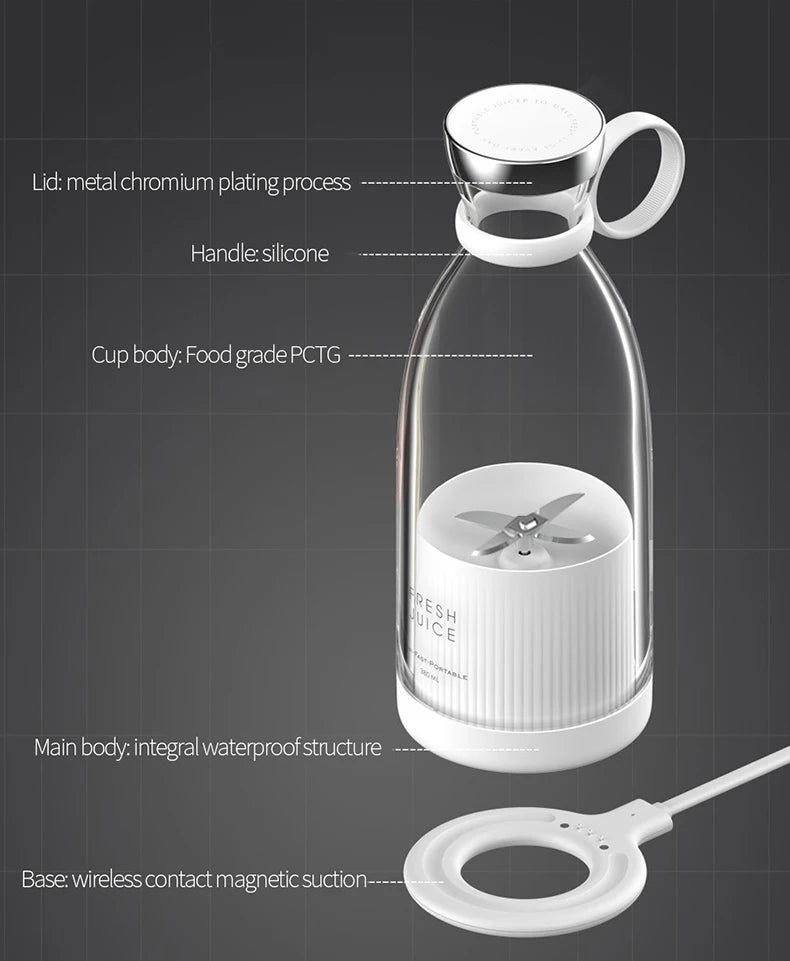 Multifunction Portable USB mini Electric Juicer/milkshake blender