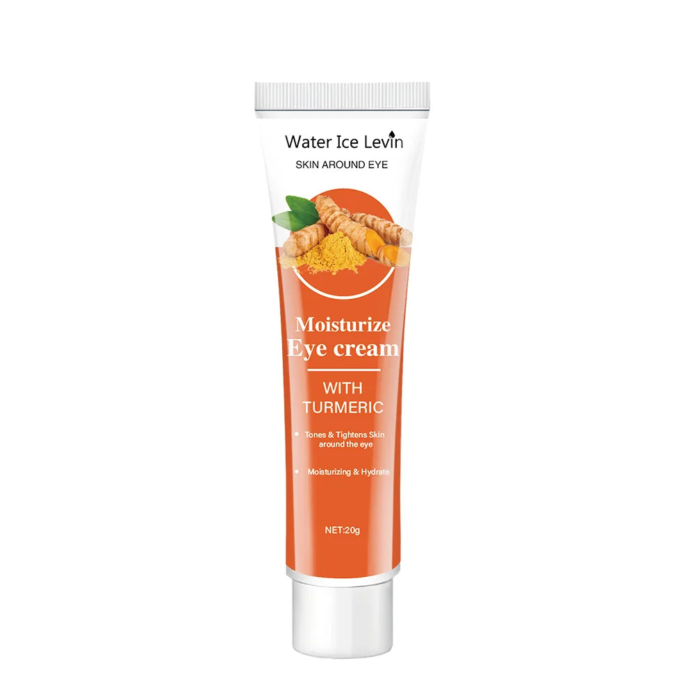 Turmeric Eye Cream - Contains Caffeine and Glycerin, Moisturizes and Tightens Skin, Hypoallergenic, Suitable for All Skin Types |   Vibrant Skin Tone |   Moisturizing Formula