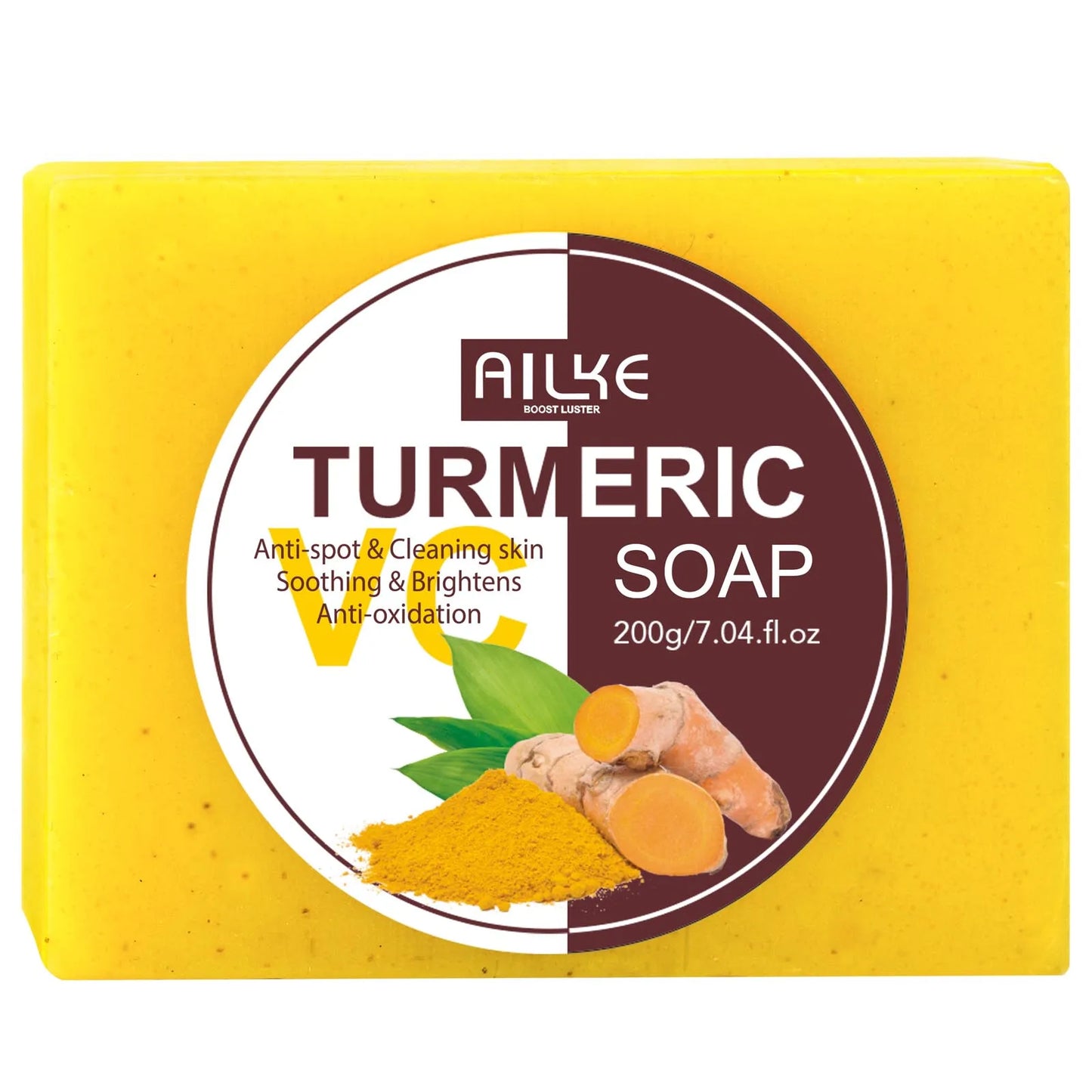 AILKE Organic Turmeric Skin Care Set, Brighten, Cleaning Skin, Reduce Acne, Whiten, Even Skin Tone, Improve Dry Skin